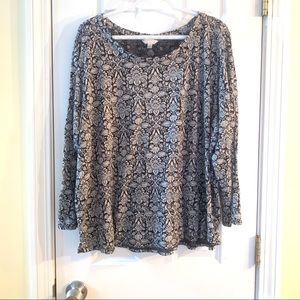 Lucky Brand womens 3X top